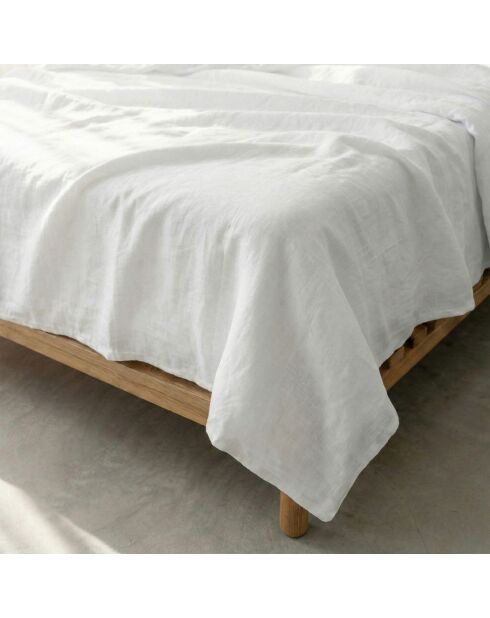 Drap en coton Basic blanc
