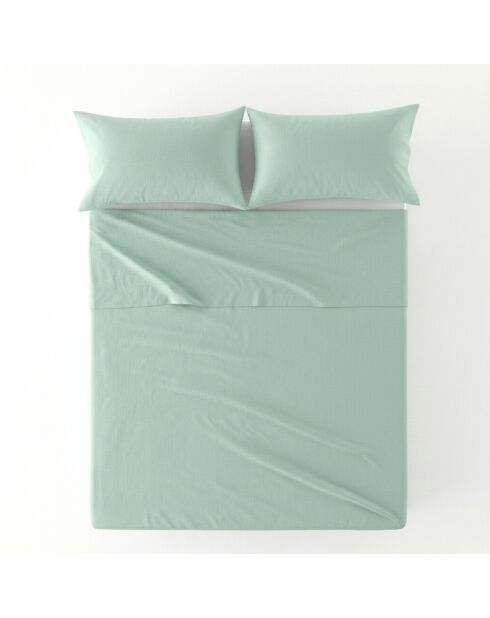 Drap en coton Basic menthe