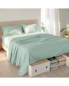 Drap en coton Basic menthe
