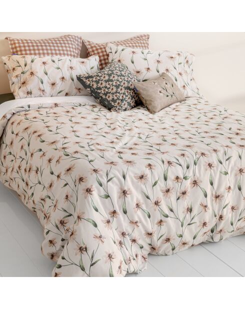 Housse de couette en coton Tinny bloom multicolore
