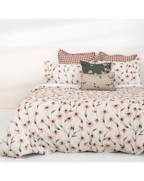 Housse de couette en coton Tinny bloom multicolore