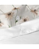Housse de couette en coton Tinny bloom multicolore