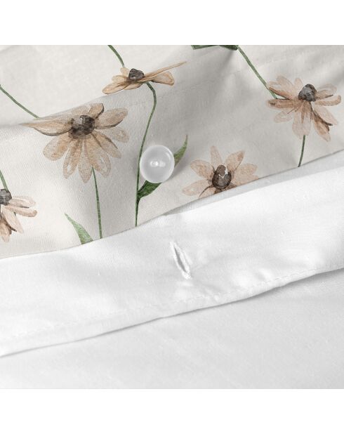 Housse de couette en coton Tinny bloom multicolore