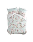 Housse de couette en coton Chinoiserie multicolore