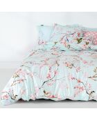 Housse de couette en coton Chinoiserie multicolore