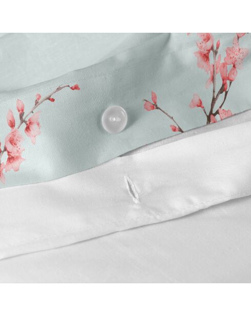 Housse de couette en coton Chinoiserie multicolore