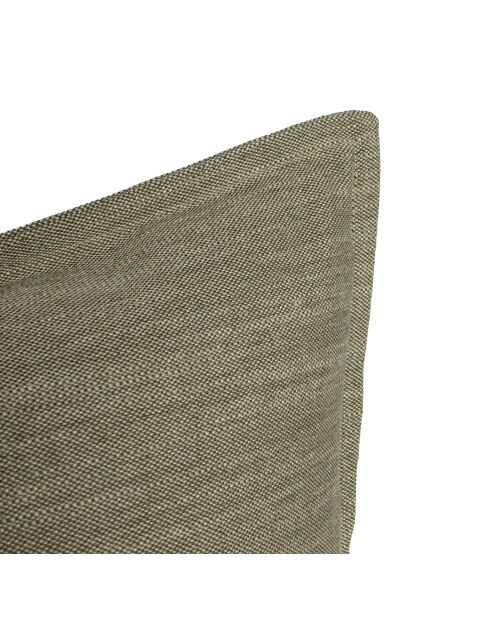 Housse de coussin décoratif Twill olive verte - 50x50 cm