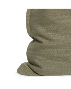 Housse de coussin décoratif Twill olive verte - 50x50 cm