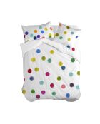 Housse de couette en coton Confetti multicolore