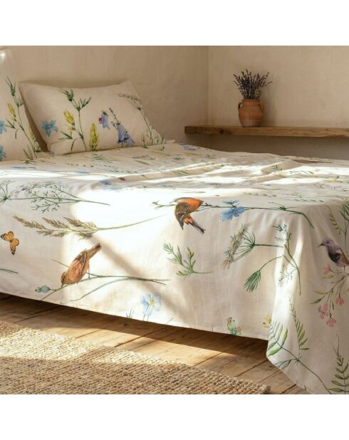 Drap en coton Manarola multicolore