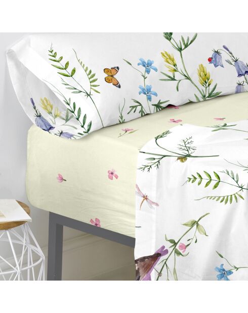Lenzuolo con angoli in cotone Manarola (Bed 90) multicolore - 90x200x32 cm