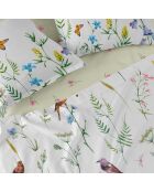 Manarola katoenen hoeslaken (Bed 90) veelkleurig - 90x200x32 cm