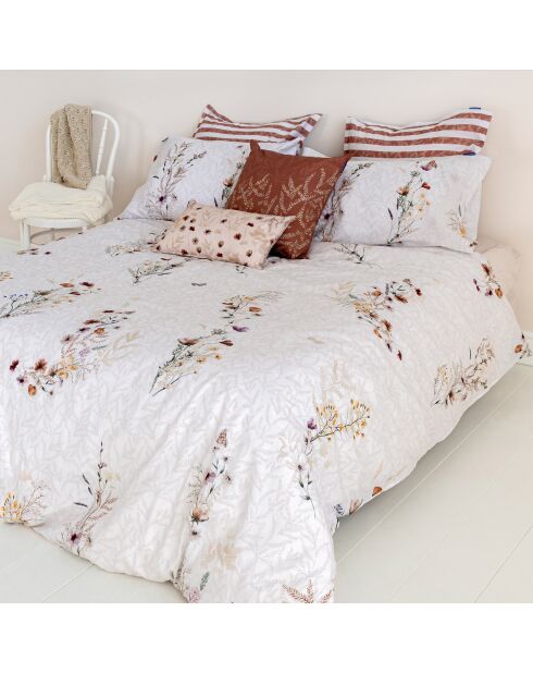 Housse de couette en coton Wild flower multicolore