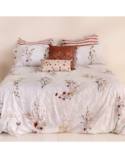 Housse de couette en coton Wild flower multicolore