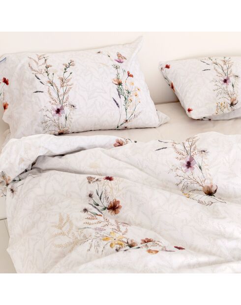 Housse de couette en coton Wild flower multicolore