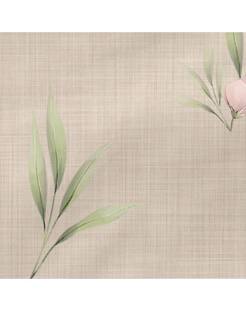 Spannbetttuch aus Baumwolle mit sommerlichem Blumenmuster (Bett 90), mehrfarbig, 90 x 200 x 32 cm