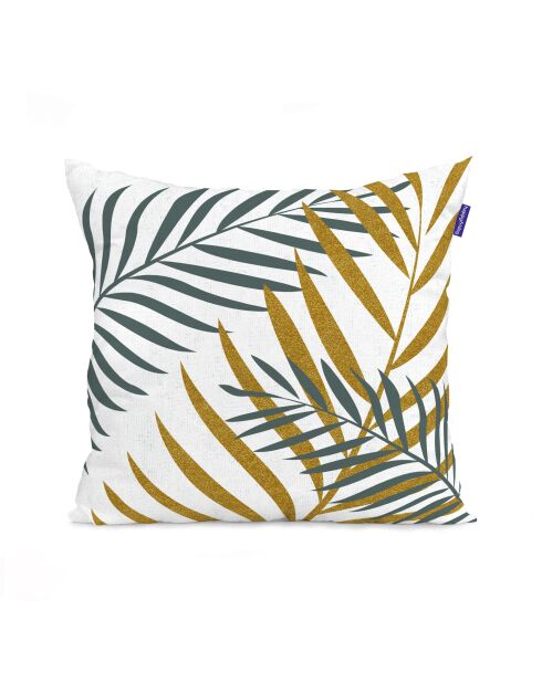 Housse de coussin en coton Foliage mint multicolore - 50x50 + 50x30 cm