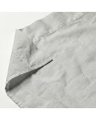 Drap en coton Basic gris clair
