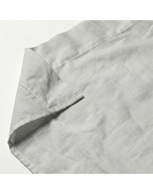 Drap en coton Basic gris clair