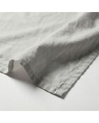 Drap en coton Basic gris clair