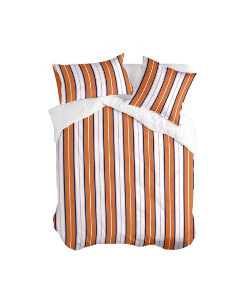 Housse de couette en coton Joyful lines multicolore