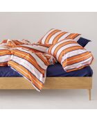 Housse de couette en coton Joyful lines multicolore