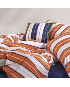 Housse de couette en coton Joyful lines multicolore