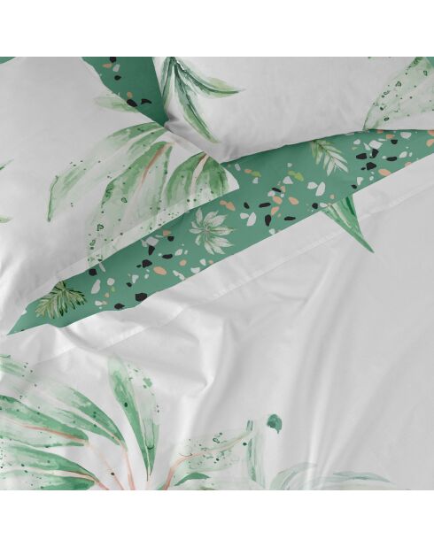 Delicato lenzuolo con angoli in cotone multicolore