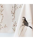 2 mehrfarbige Happy Birds Baumwollgeschirrtücher - 70x50 cm