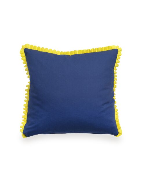 Joyful lines meerkleurige decoratieve kussenhoes van katoen - 50x50 cm