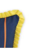 Joyful lines meerkleurige decoratieve kussenhoes van katoen - 50x50 cm