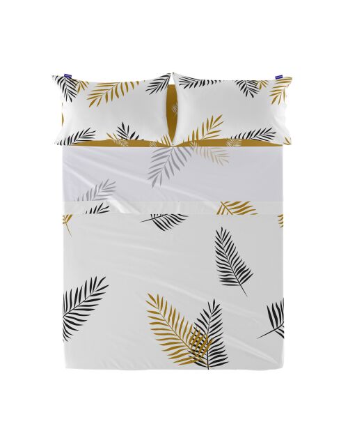 Drap en coton Foliage multicolore