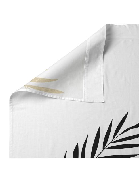 Drap en coton Foliage multicolore