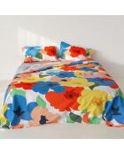 Drap en coton Bloom play multicolore