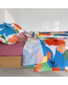 Drap en coton Bloom play multicolore