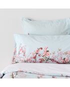 Taie d'oreiller en coton Chinoiserie multicolore - 60x60 cm