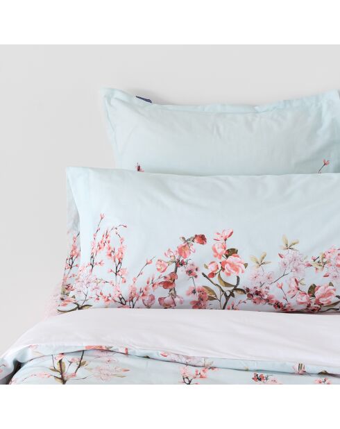 Taie d'oreiller en coton Chinoiserie multicolore - 60x60 cm