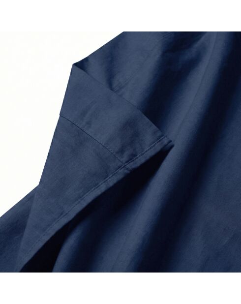 Drap en coton Basic bleu marine