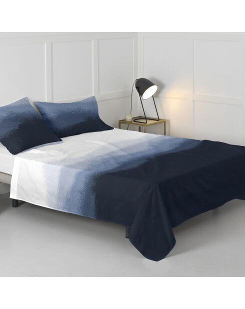 Drap en coton Nightfall bleu marine