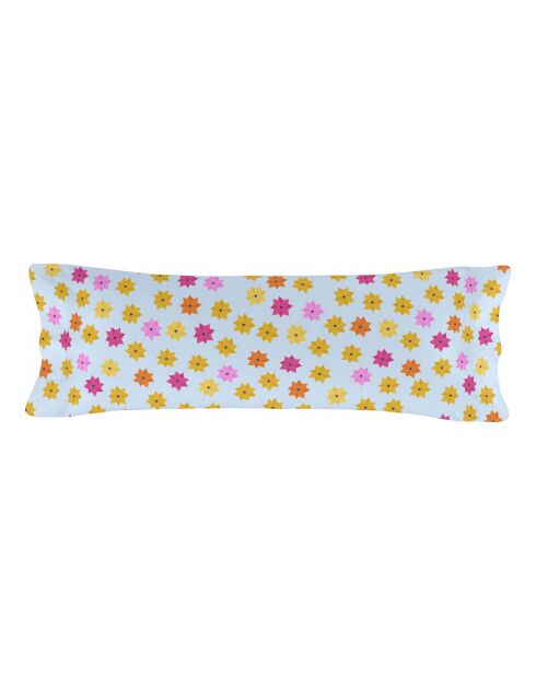 Federa in cotone multicolore a treccia lunga - 50x30 cm (Culla) (D)