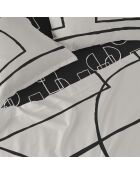 Serenity katoenen hoeslaken (180 bedden) veelkleurig - 180x200x32 cm