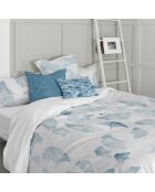 Housse de coussin en coton Ginkgo multicolore - 60x60 cm