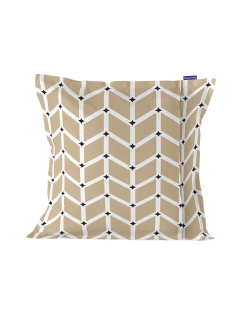 Housse de coussin en coton Blush sand multicolore - 60x60 cm