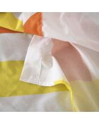 Drap en coton Happy stripes multicolore