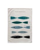 2 Torchons en coton Kingfisher multicolores - 70x50 cm