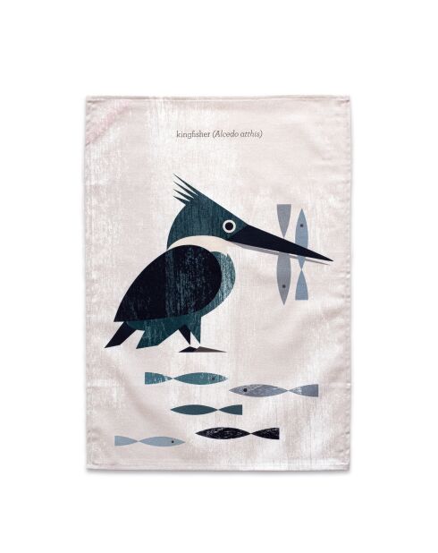 2 Torchons en coton Kingfisher multicolores - 70x50 cm
