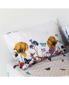 2 Taies d'oreiller en coton Birds of paradise multicolores - 50x75 cm