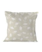 Kissenbezug aus Baumwolle mit Wolken, 50 x 75 cm, beige