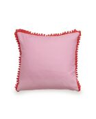 Happy stripes meerkleurige decoratieve kussenhoes van katoen - 50x50 cm