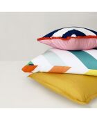 Happy stripes meerkleurige decoratieve kussenhoes van katoen - 50x50 cm
